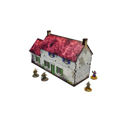 Micro Art Studio - WW2 Normandy Homestead w. Outbuildings PREPAINTED [28mm/1:56]