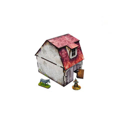 Micro Art Studio - WW2 Normandy Coach House w. Chicken Coop PREPAINTED [28mm/1:56]