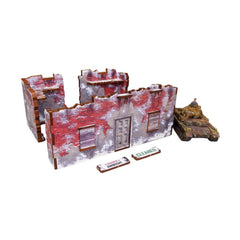 Micro Art Studio - WW2 Normandy Achtung Panzer Winter Ruins 1 PREPAINTED [28mm/1:56]