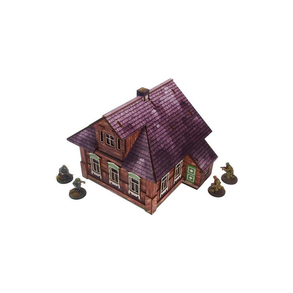 Micro Art Studio - WW2 Ostfront Village Foresters Dacha (1) PREPAINTED [28mm/1:56]