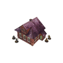 Micro Art Studio - WW2 Ostfront Village Foresters Dacha (1) PREPAINTED [28mm/1:56]