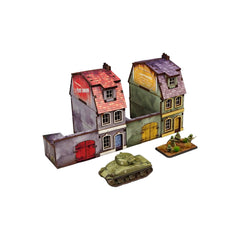 Micro Art Studio - WW2 Normandy Townhouse 1 PREPAINTED [15mm/1:100]