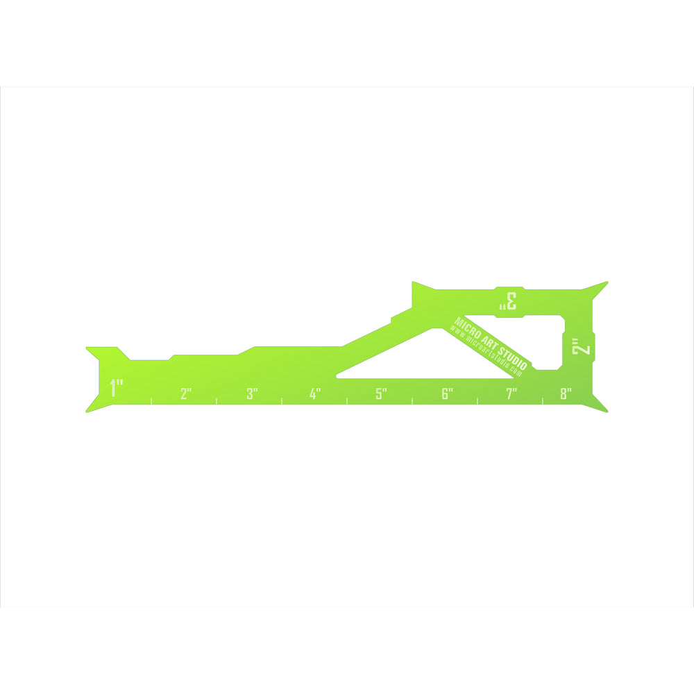 PREORDER Micro Art Studio - Accessories - Gauge 1 2 3 8 Spikey Fluo Green