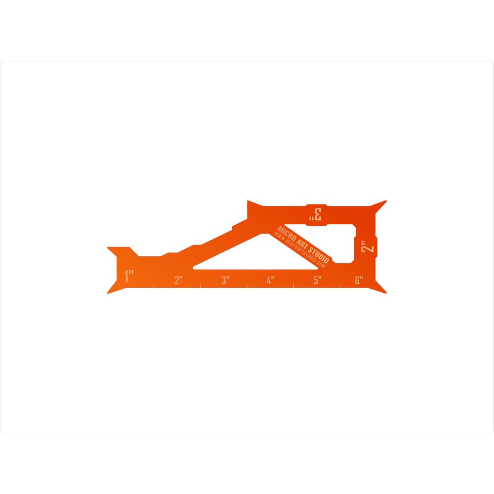 PREORDER Micro Art Studio - Accessories - Gauge 1 2 3 6 Spikey Fluo Orange