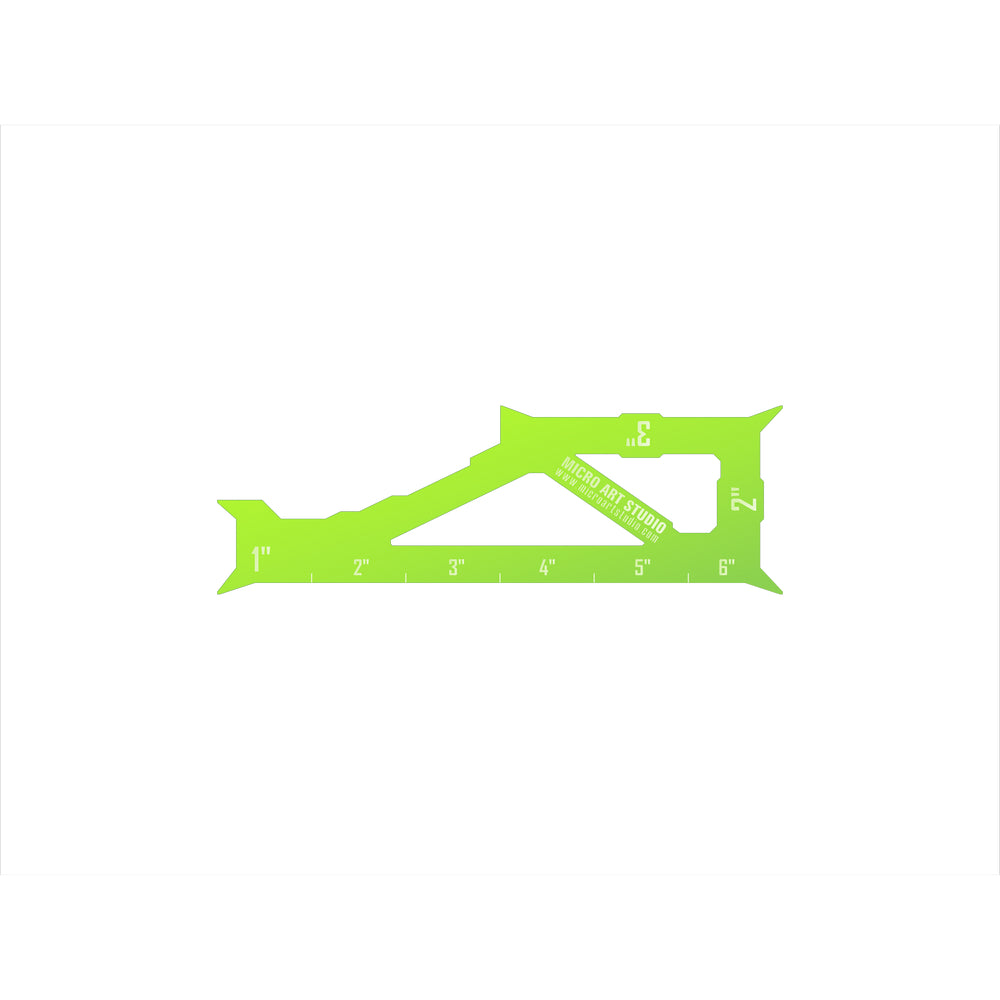 PREORDER Micro Art Studio - Accessories - Gauge 1 2 3 6 Spikey Fluo Green