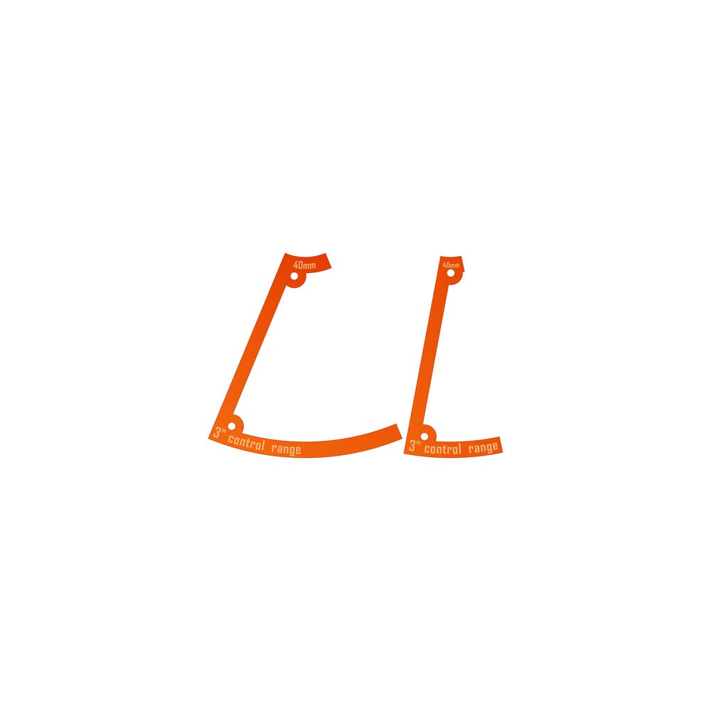PREORDER Micro Art Studio - Accessories - 3 Control Widgets for 40mm Markers Fluo Orange