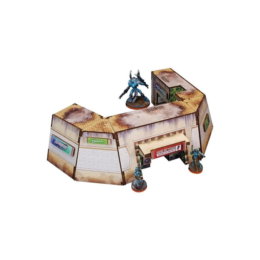 PREORDER Micro Art Studio - Infinity Scenery - Al Medinat Walls (5) PREPAINTED