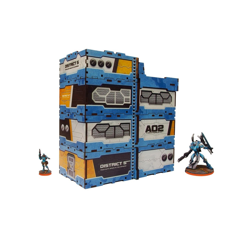 PREORDER Micro Art Studio - Infinity Scenery - District 5 Apartment (1) PREPAINTED (blue)