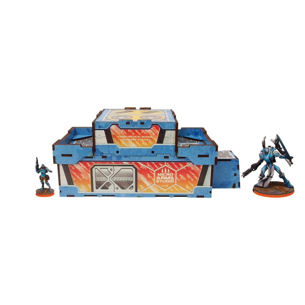 PREORDER Micro Art Studio - Infinity Scenery - District 5 Shops 1 (2) PREPAINTED (blue)