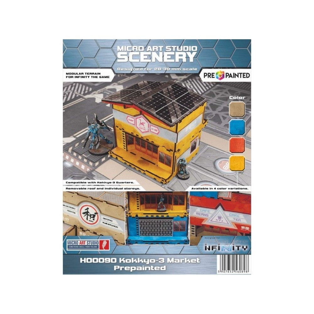 PREORDER Micro Art Studio - Infinity Scenery - Kokkyo-3 Market (2) PREPAINTED (red)