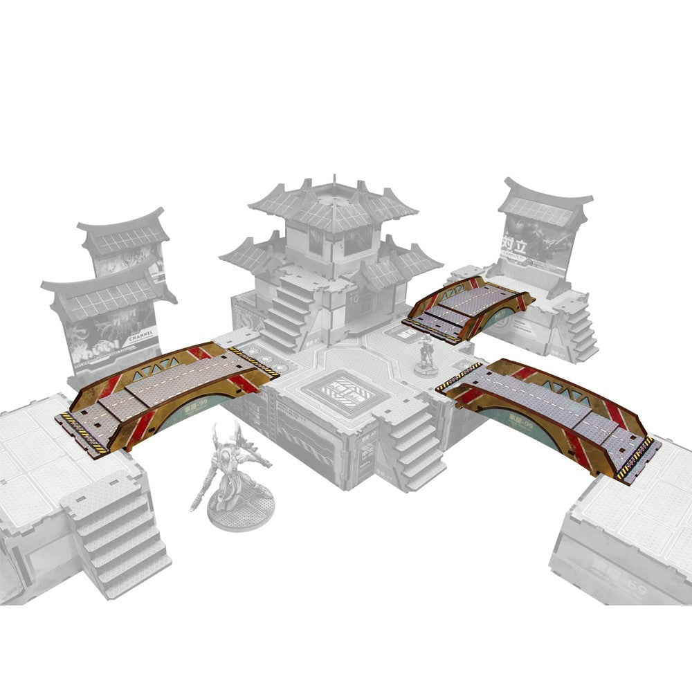 Micro Art Studio - Infinity Scenery - Kokkyo-3 Bridges (3) PREPAINTED (beige)