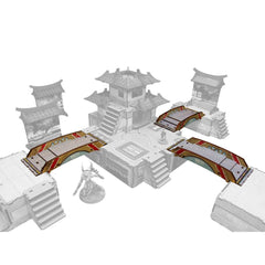 Micro Art Studio - Infinity Scenery - Kokkyo-3 Bridges (3) PREPAINTED (beige)