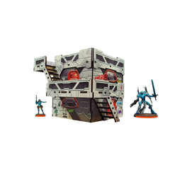 Micro Art Studio - Infinity Scenery - Precinct Sigma Cubicle (2) PREPAINTED (grey)