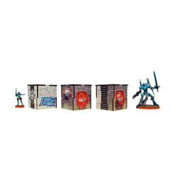 Micro Art Studio - Infinity Scenery - Precinct Sigma Sheds (3) PREPAINTED (grey)