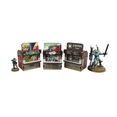 Micro Art Studio - Infinity Scenery - Precinct Sigma Food Booths 2 (3) PREPAINTED (grey)