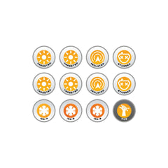 Micro Art Studio - Infinity Token Sets - N4 Infinity Tokens Negative States (12)