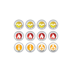 Micro Art Studio - Infinity Token Sets - N4 Infinity Tokens Warband (12)