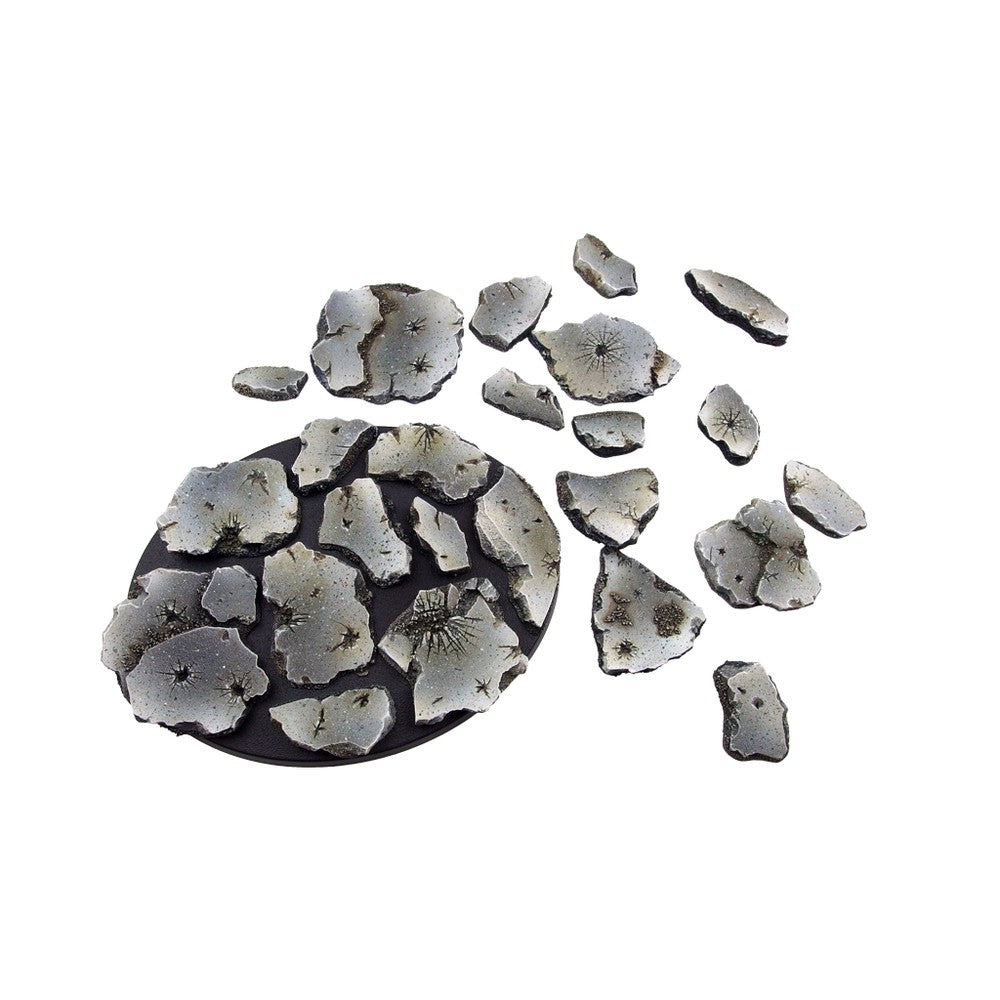 PREORDER Micro Art Studio - Resin Round/Oval Bases - Ruins Basing Kit (24)