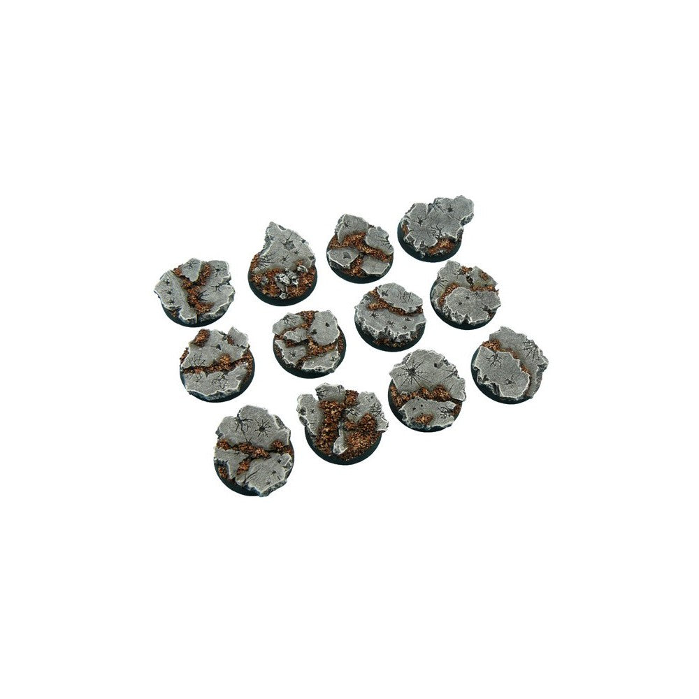 PREORDER Micro Art Studio - Resin Round/Oval Bases - Ruins Bases - Round 25mm (5)