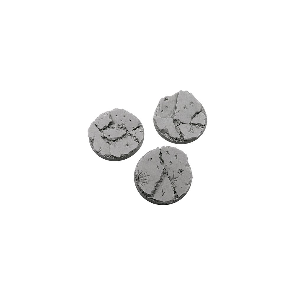PREORDER Micro Art Studio - Resin Round/Oval Bases - Ruins Bases - Round 50mm (2)