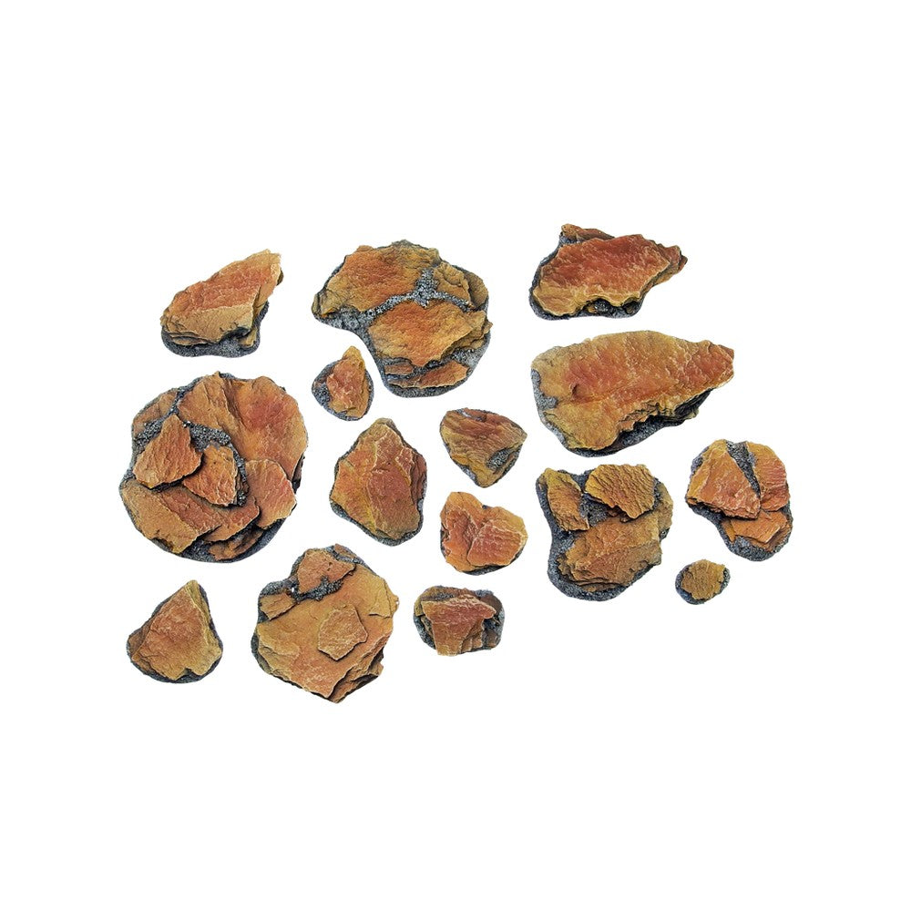 PREORDER Micro Art Studio - Resin Round/Oval Bases - Shale Basing Kit (15)