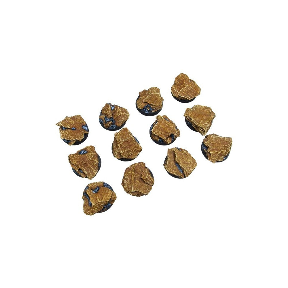 PREORDER Micro Art Studio - Resin Round/Oval Bases - Shale Bases - Round 25mm (5)