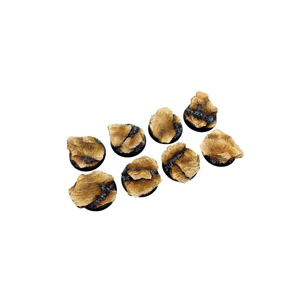 PREORDER Micro Art Studio - Resin Round/Oval Bases - Shale Bases - Round 32mm (4)