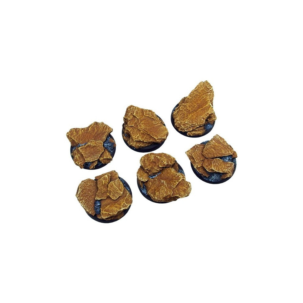 PREORDER Micro Art Studio - Resin Round/Oval Bases - Shale Bases - Round 40mm (2)