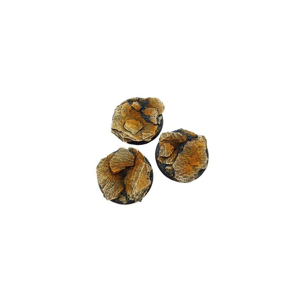 PREORDER Micro Art Studio - Resin Round/Oval Bases - Shale Bases - Round 50mm (2)