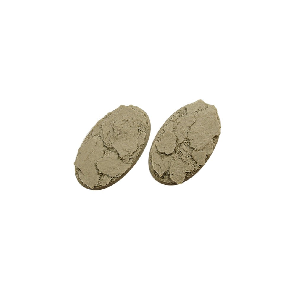 PREORDER Micro Art Studio - Resin Round/Oval Bases - Shale Bases - Oval 90x52mm (2)