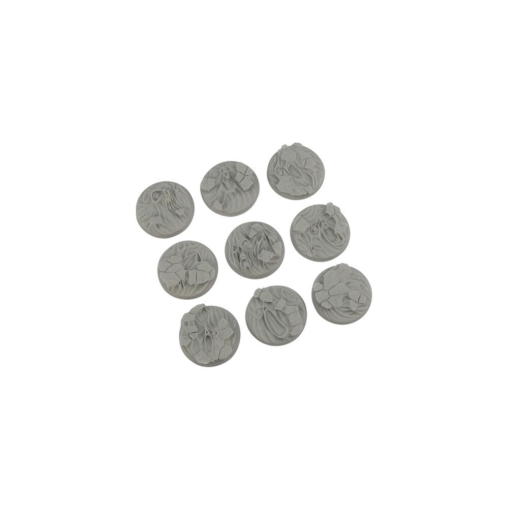 PREORDER Micro Art Studio - Resin Round/Oval Bases - Spooky Bases - Round 28mm (5)