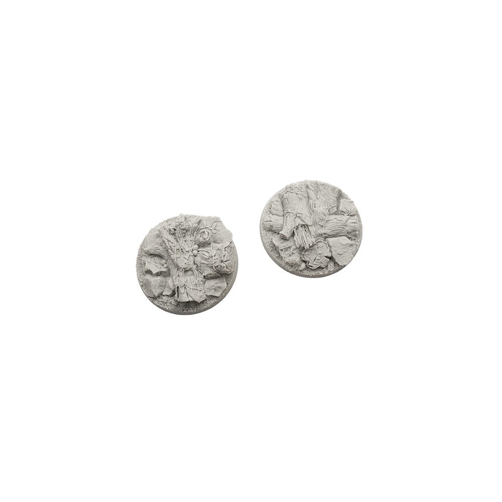 PREORDER Micro Art Studio - Resin Round/Oval Bases - Forest Bases - Round 60mm (1)