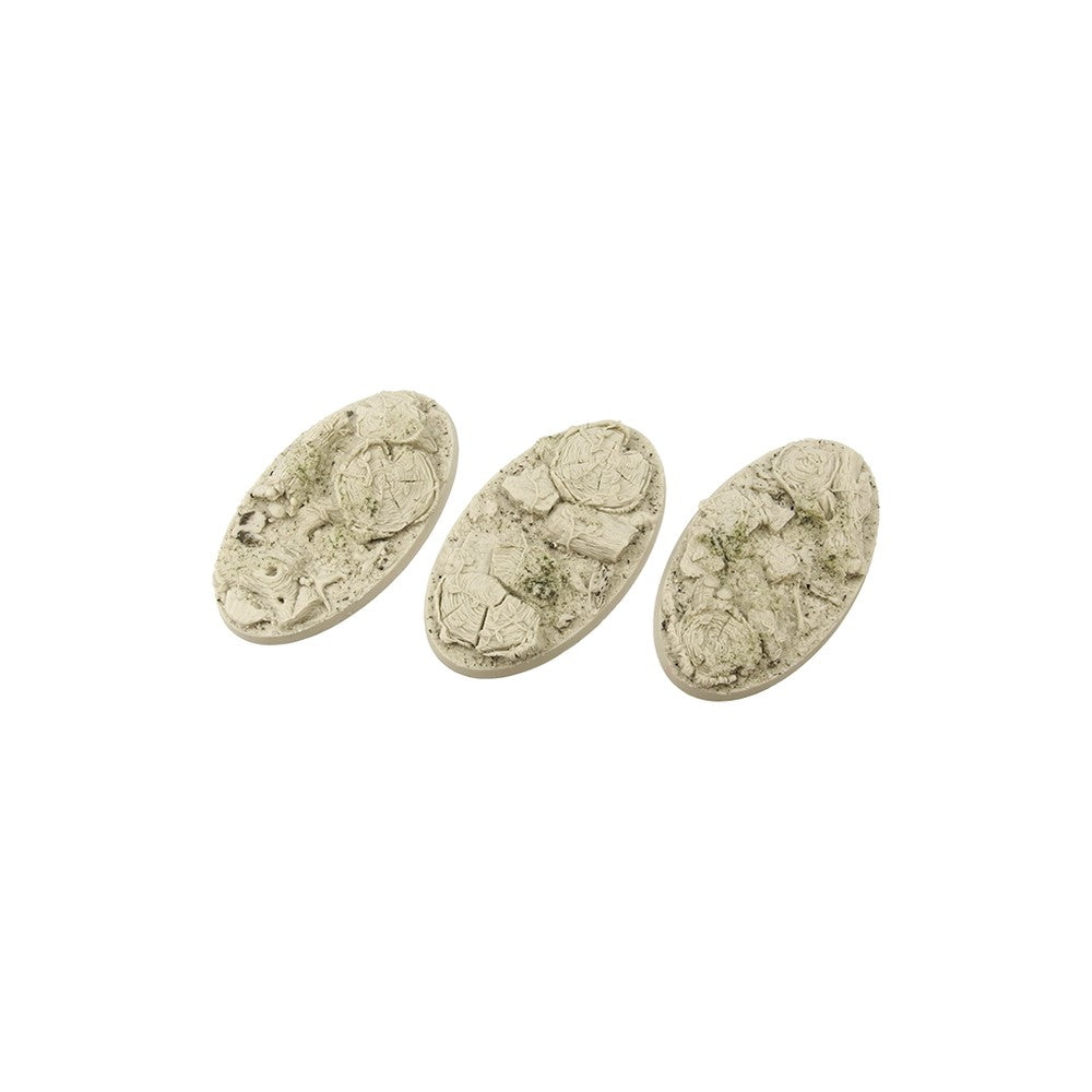 PREORDER Micro Art Studio - Resin Round/Oval Bases - Forest Bases - Oval 75x42mm (2)