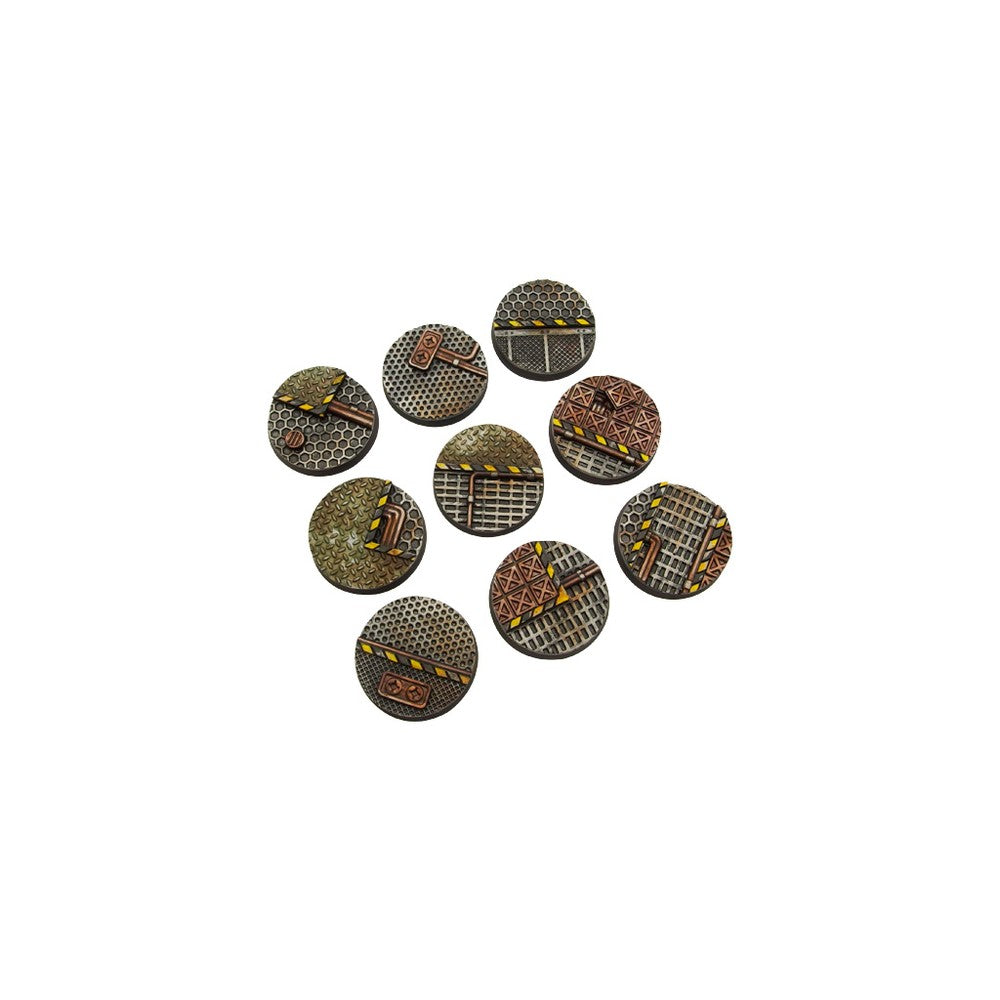 PREORDER Micro Art Studio - Resin Round/Oval Bases - Tech Bases - Round 28mm (5)