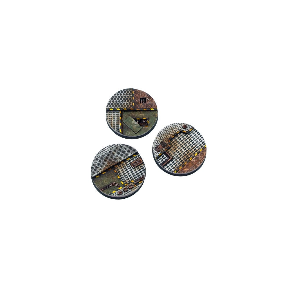 PREORDER Micro Art Studio - Resin Round/Oval Bases - Tech Bases - Round 50mm (2)