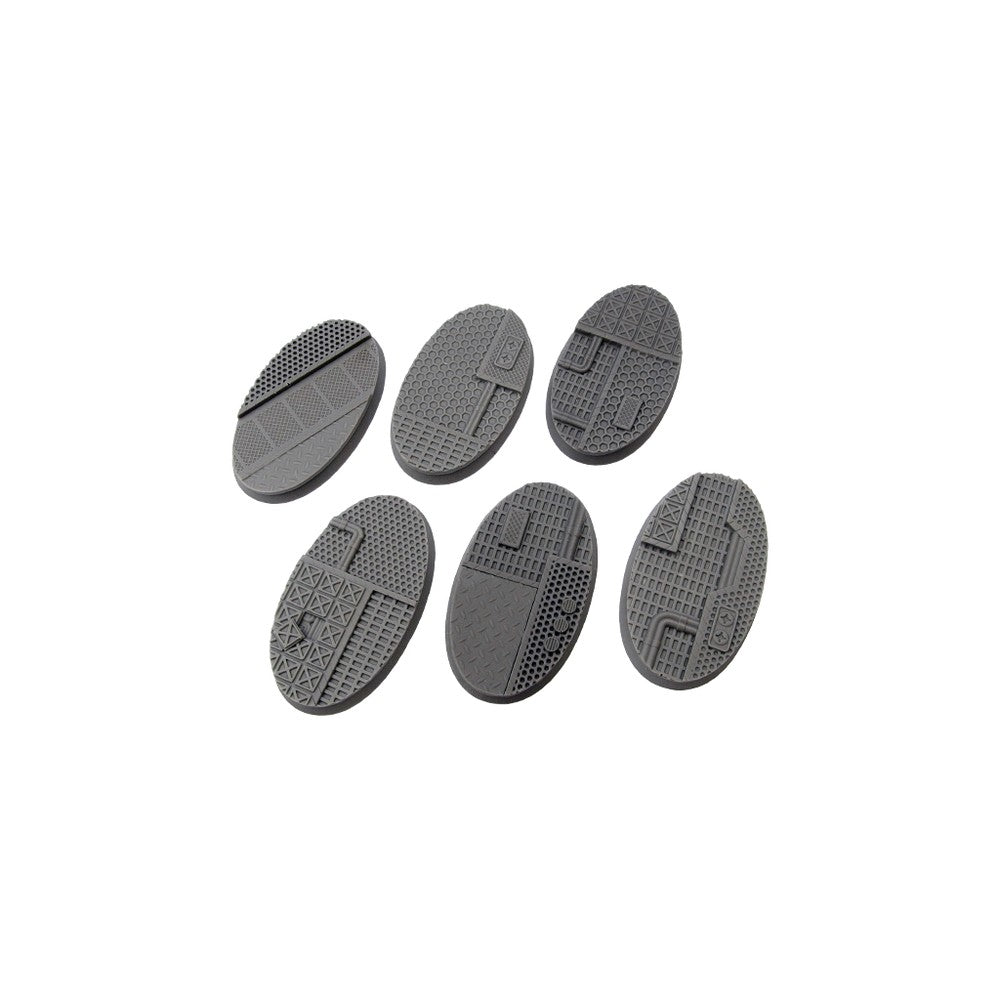 PREORDER Micro Art Studio - Resin Round/Oval Bases - Tech Bases - Oval 60x35mm (4)
