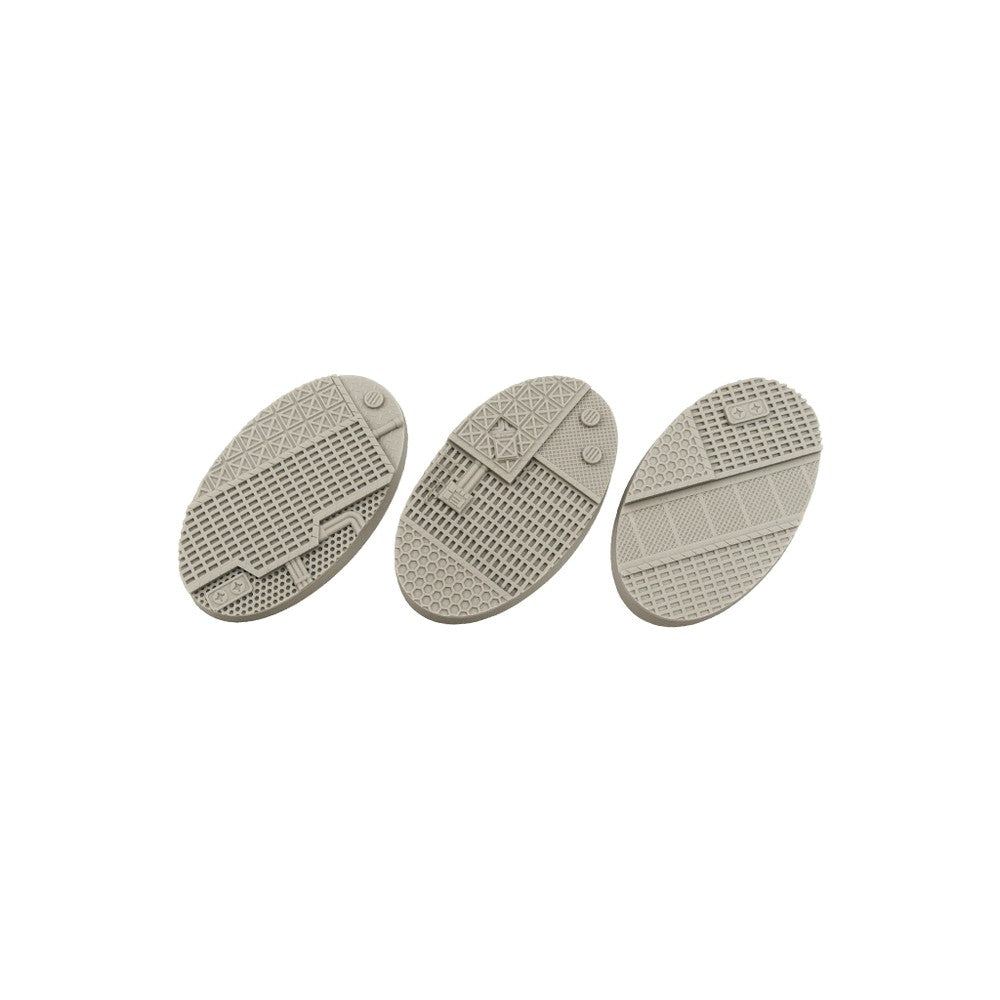 PREORDER Micro Art Studio - Resin Round/Oval Bases - Tech Bases - Oval 75x42mm (2)