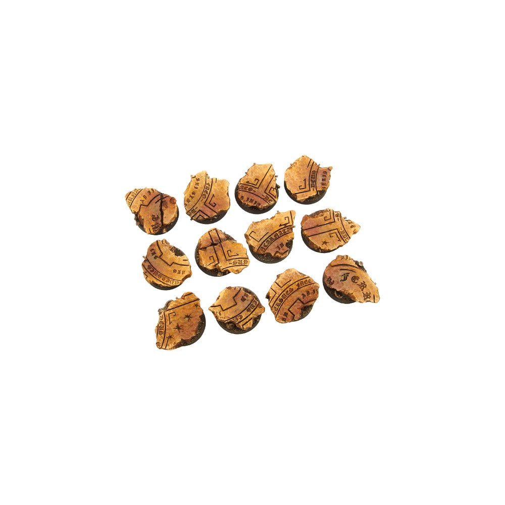 PREORDER Micro Art Studio - Resin Round/Oval Bases - Temple Bases - Round 25mm (5)
