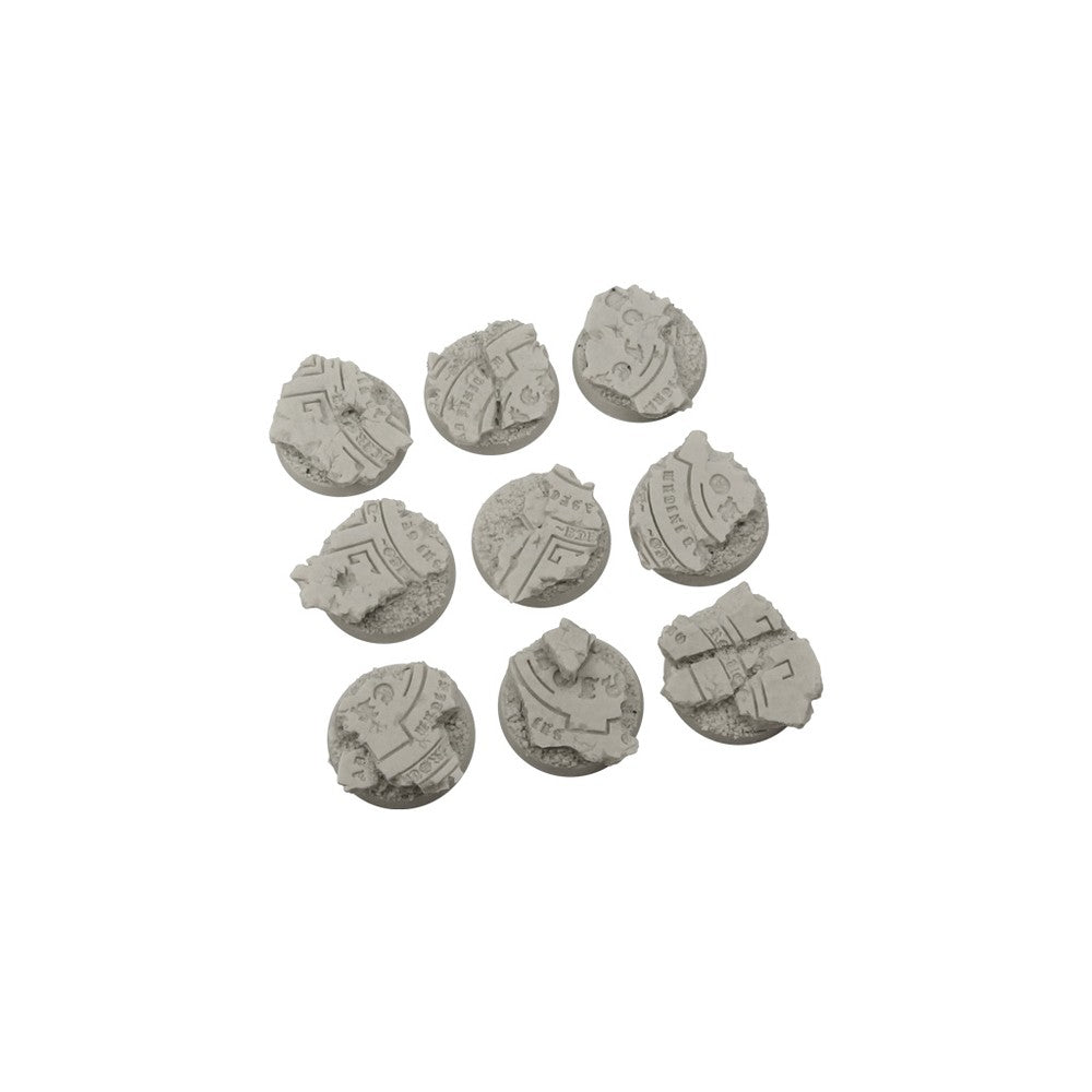 PREORDER Micro Art Studio - Resin Round/Oval Bases - Temple Bases - Round 28mm (5)