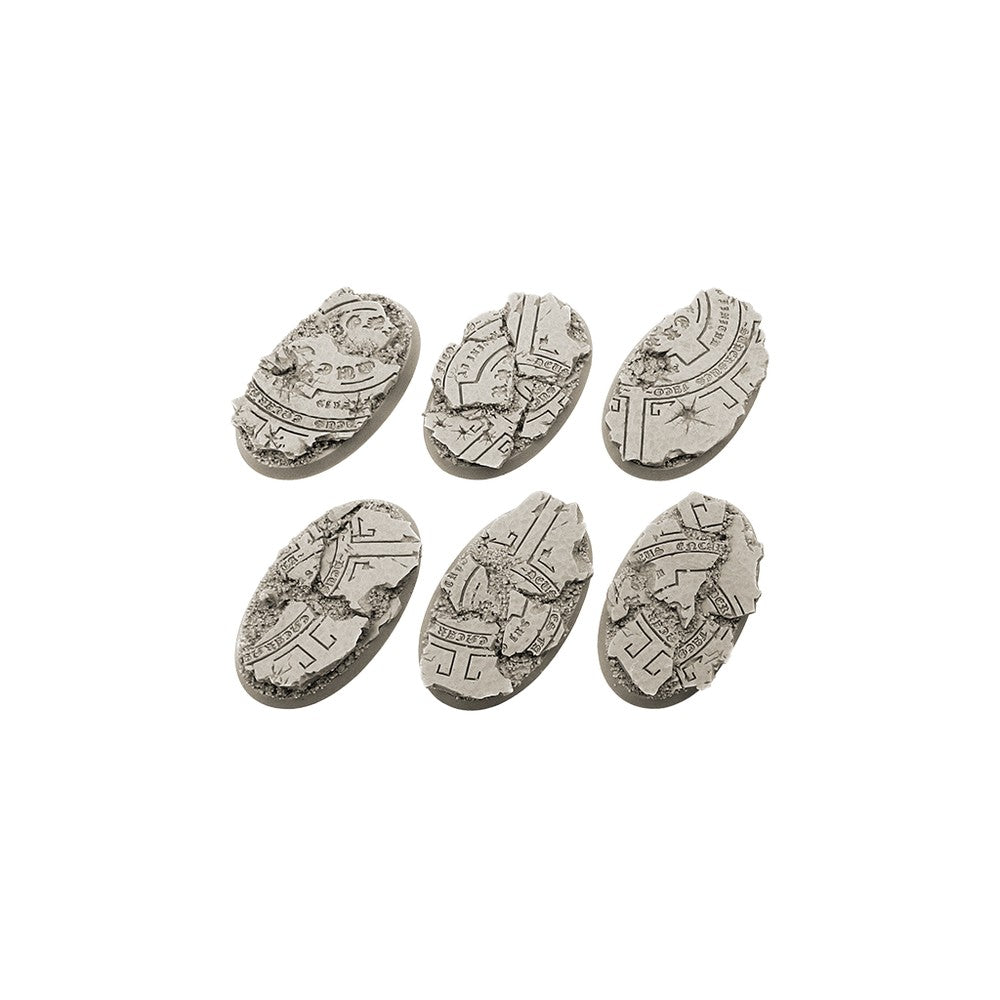 PREORDER Micro Art Studio - Resin Round/Oval Bases - Temple Bases - Oval 60x35mm (4)