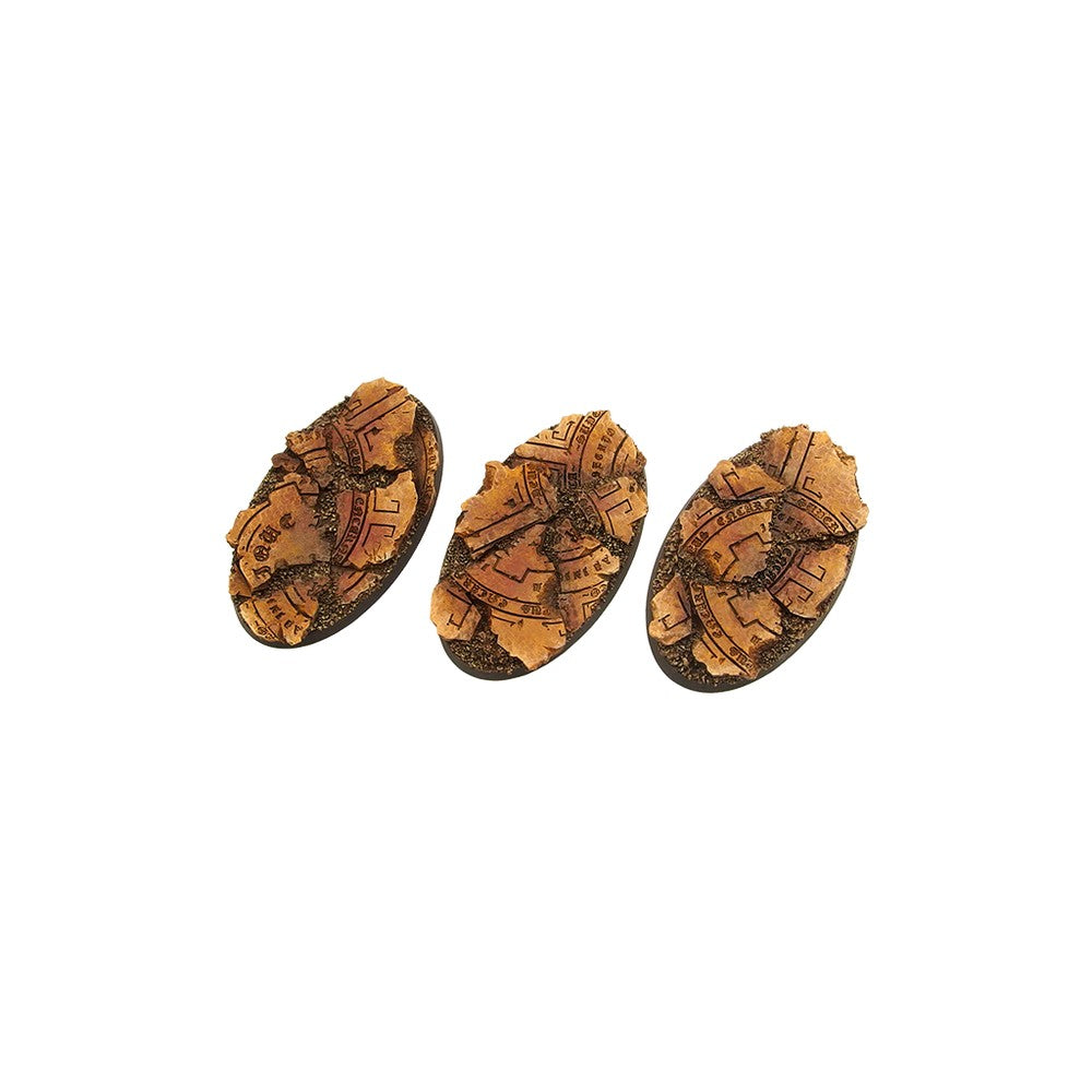 PREORDER Micro Art Studio - Resin Round/Oval Bases - Temple Bases - Oval 75x42mm (2)