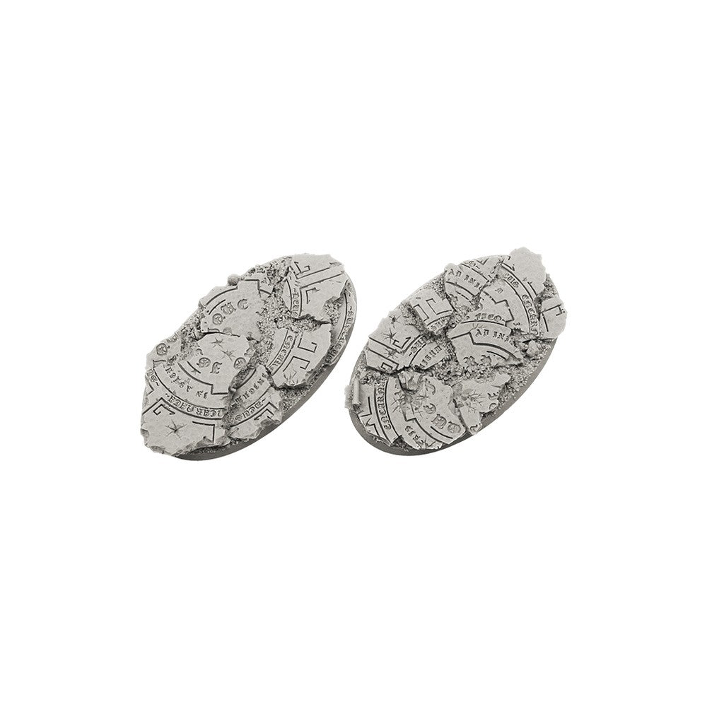 PREORDER Micro Art Studio - Resin Round/Oval Bases - Temple Bases - Oval 90x52mm (2)