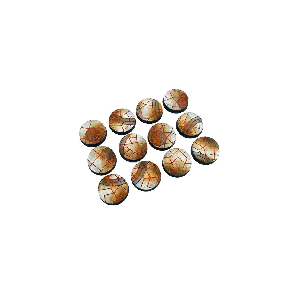 PREORDER Micro Art Studio - Resin Round/Oval Bases - Mosaic Bases - Round 25mm (5)
