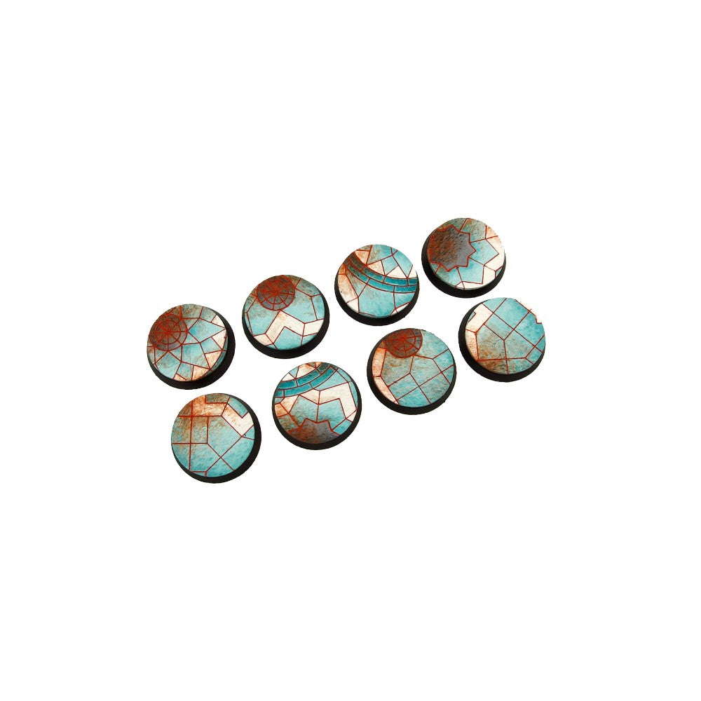 PREORDER Micro Art Studio - Resin Round/Oval Bases - Mosaic Bases - Round 32mm (4)