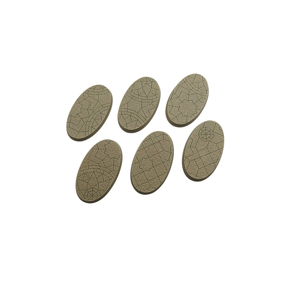 PREORDER Micro Art Studio - Resin Round/Oval Bases - Mosaic Bases - Oval 60x35mm (4)