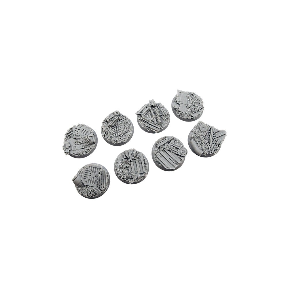PREORDER Micro Art Studio - Resin Round/Oval Bases - Trash Bases Round 32mm (4)