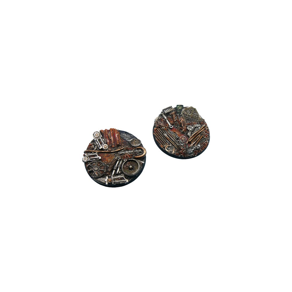 PREORDER Micro Art Studio - Resin Round/Oval Bases - Trash Bases Round 60mm (1)