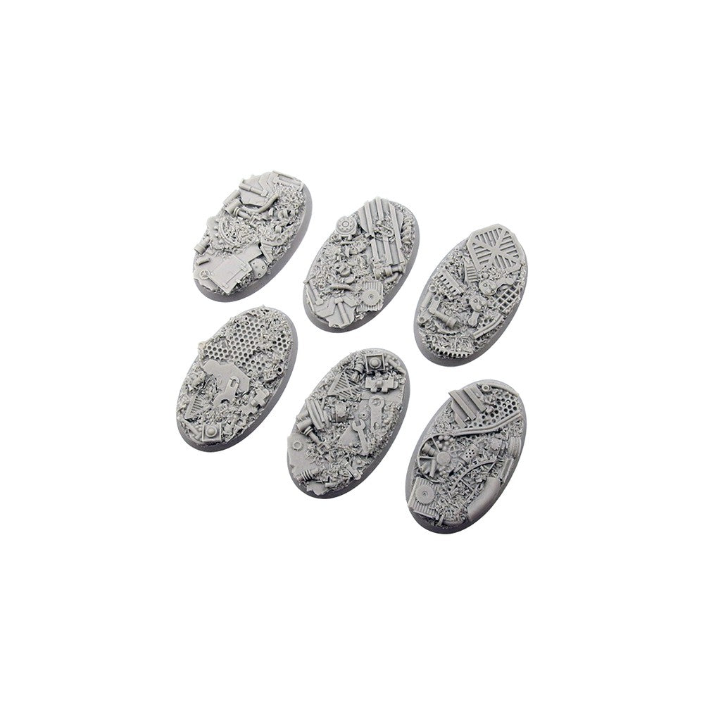 PREORDER Micro Art Studio - Resin Round/Oval Bases - Trash Bases Oval 60x35mm (4)
