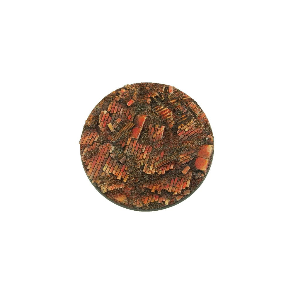 PREORDER Micro Art Studio - Resin Round/Oval Bases - Old Factory Bases Round 100mm (1)