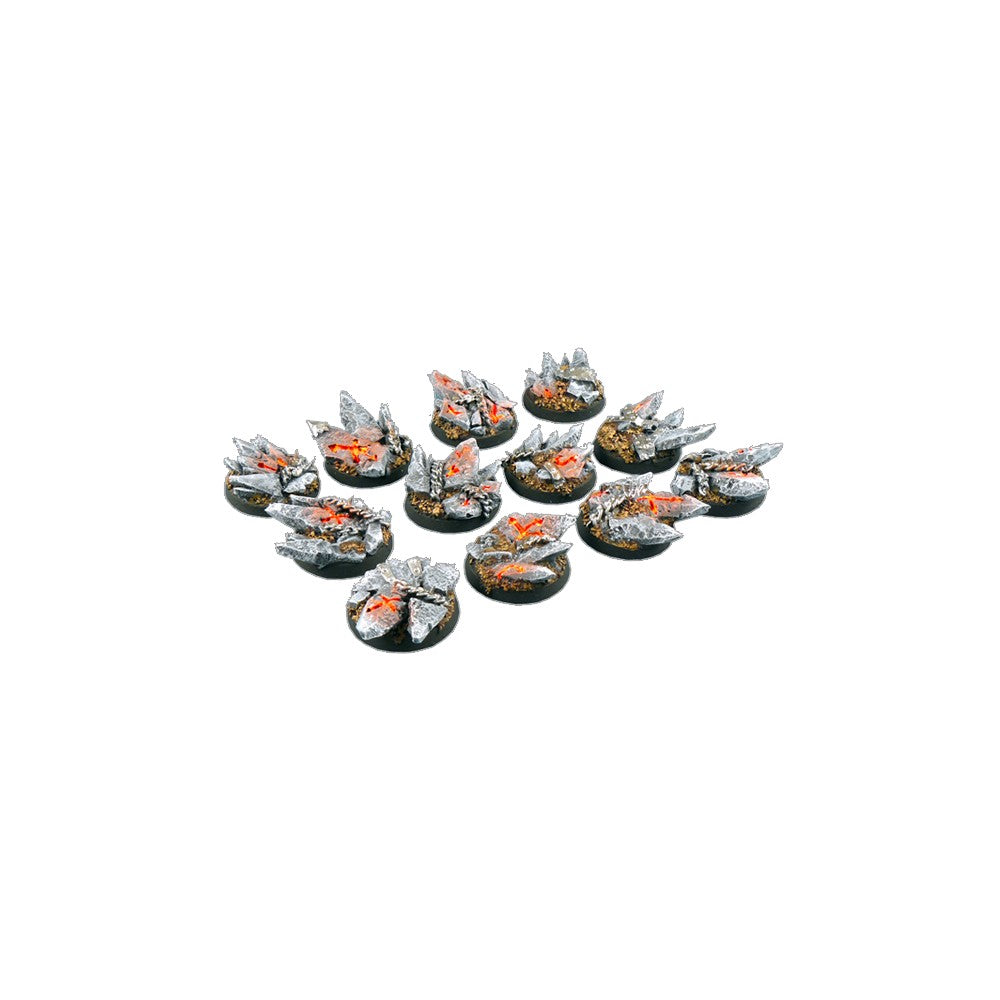 PREORDER Micro Art Studio - Resin Round/Oval Bases - Chaos Bases - Round 25mm (5)